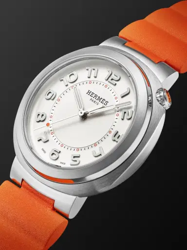 Hermès Timepieces Cut Automatic Stainless Steel Watch, Ref. 403195WW00 - Men | Thumbnail 4 Hermès Timepieces Cut Automatic Stainless Steel Watch, Ref. 403195WW00 - Men | Thumbnail 4