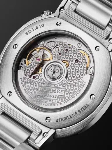 Hermès Timepieces Cut Automatic Stainless Steel Watch, Ref. 403190WW00 - Men | Thumbnail 3 Hermès Timepieces Cut Automatic Stainless Steel Watch, Ref. 403190WW00 - Men | Thumbnail 3