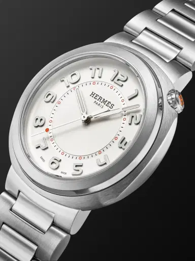 Hermès Timepieces Cut Automatic Stainless Steel Watch, Ref. 403190WW00 - Men | Thumbnail 4 Hermès Timepieces Cut Automatic Stainless Steel Watch, Ref. 403190WW00 - Men | Thumbnail 4