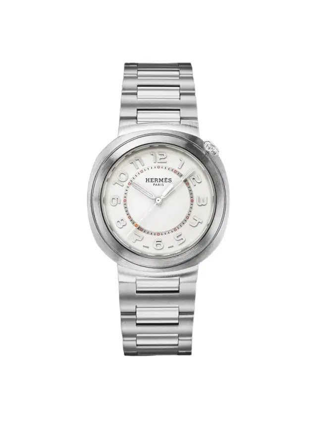 Hermès Timepieces Cut Automatic Stainless Steel Watch, Ref. 403190WW00 - Men