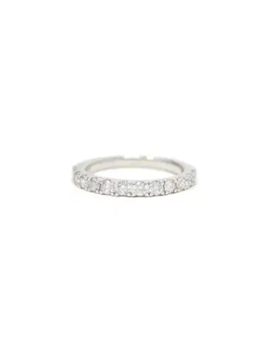 Wish Fine Jewelry 0.74ct Diamond 14K Gold Band Eternity Ring | Thumbnail 1