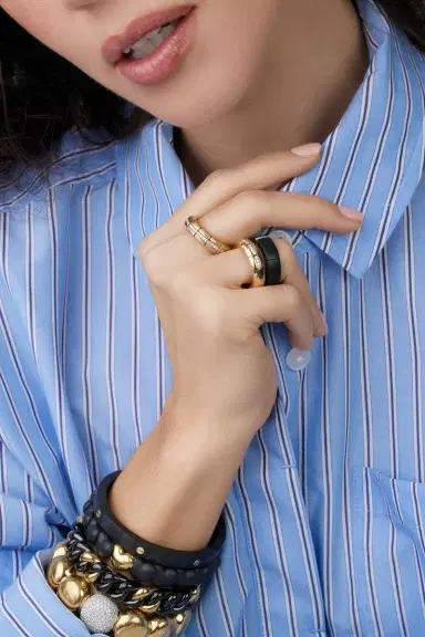 ROBERTO DEMEGLIO Diamond Eternity Stretch Pura Ring | Thumbnail 2