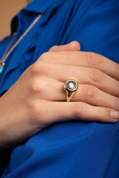 Mason and Books One-Of-A-Kind Nautilus Solitaire Ring | Thumbnail 2 Mason and Books One-Of-A-Kind Nautilus Solitaire Ring | Thumbnail 2