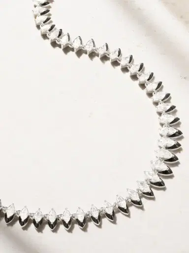 Kamyen 18-karat White Gold, Diamond And Enamel Choker | Thumbnail 4 Kamyen 18-karat White Gold, Diamond And Enamel Choker | Thumbnail 4