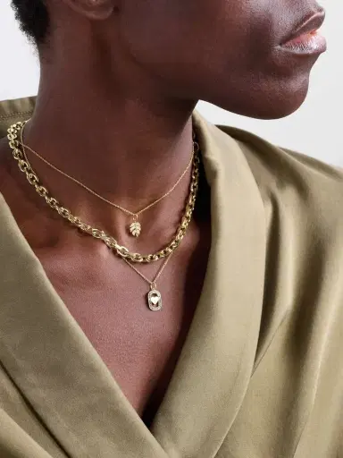Sydney Evan 14-karat Gold Necklace | Thumbnail 5