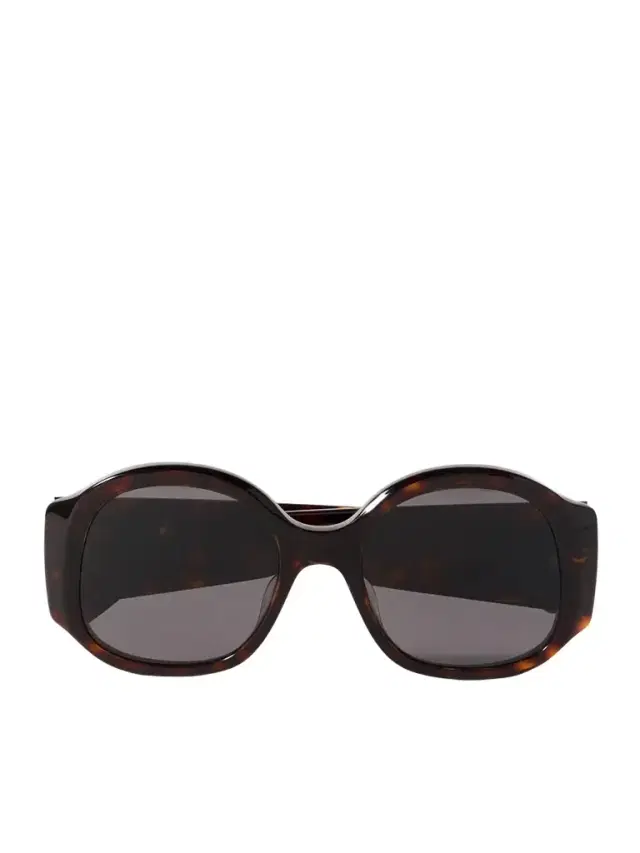 CELINE Eyewear Maxi Triomphe Round-frame Tortoiseshell Acetate Sunglasses