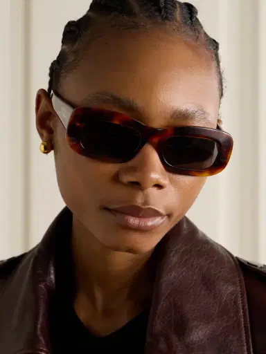 CELINE Eyewear Square-frame Tortoiseshell Acetate Sunglasses | Thumbnail 2 CELINE Eyewear Square-frame Tortoiseshell Acetate Sunglasses | Thumbnail 2