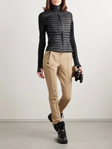 Moncler Grenoble Power Grid Paneled Polartec® Jersey And Quilted Shell Down Base Layer | Thumbnail 2