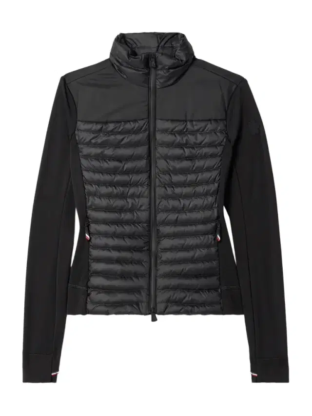 Moncler Grenoble Power Grid Paneled Polartec® Jersey And Quilted Shell Down Base Layer