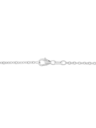 Saks Fifth Avenue Collection Women's 14K White Gold, Tanzanite & 1.20 TCW Diamond Halo Pendant Necklace - White Gold | Thumbnail 5