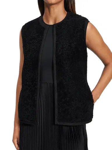 Theory Women's Reversible Shearling Vest | Thumbnail 6