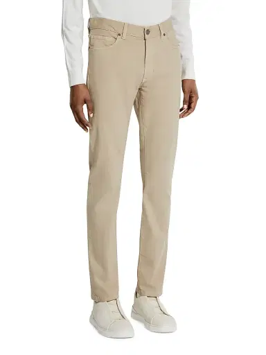 Zegna Men's Stretch Cotton Roccia Jeans - Beige - Size 40 | Thumbnail 2 Zegna Men's Stretch Cotton Roccia Jeans - Beige - Size 40 | Thumbnail 2