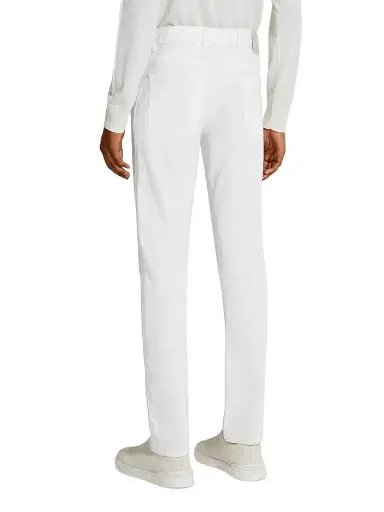 Zegna Men's Stretch Cotton Roccia Jeans - White - Size 40 | Thumbnail 4 Zegna Men's Stretch Cotton Roccia Jeans - White - Size 40 | Thumbnail 4