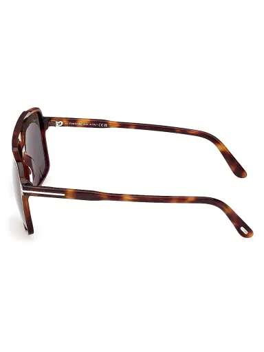 Tom Ford Men's Kemp 59MM Acetate Sunglasses - Tortoise Grey | Thumbnail 3