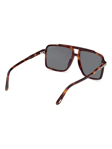 Tom Ford Men's Kemp 59MM Acetate Sunglasses - Tortoise Grey | Thumbnail 6