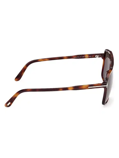 Tom Ford Men's Kemp 59MM Acetate Sunglasses - Tortoise Grey | Thumbnail 7