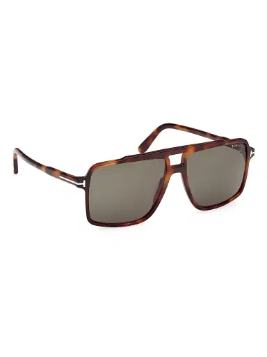 Tom Ford Men's Kemp 59MM Acetate Sunglasses - Tortoise Grey | Thumbnail 8