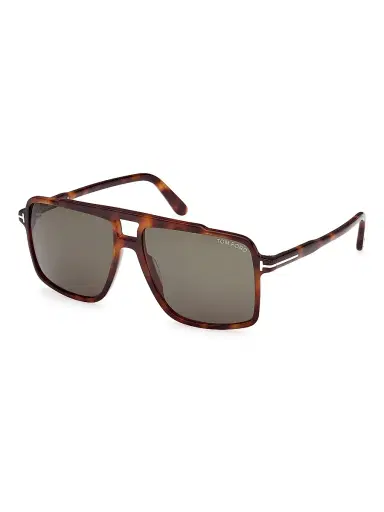 Tom Ford Men's Kemp 59MM Acetate Sunglasses - Tortoise Grey | Thumbnail 1
