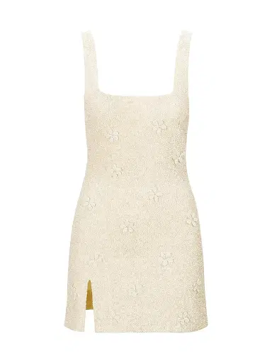 Staud Women's Le Sable Floral Beaded Minidress | Thumbnail 1 Staud Women's Le Sable Floral Beaded Minidress | Thumbnail 1
