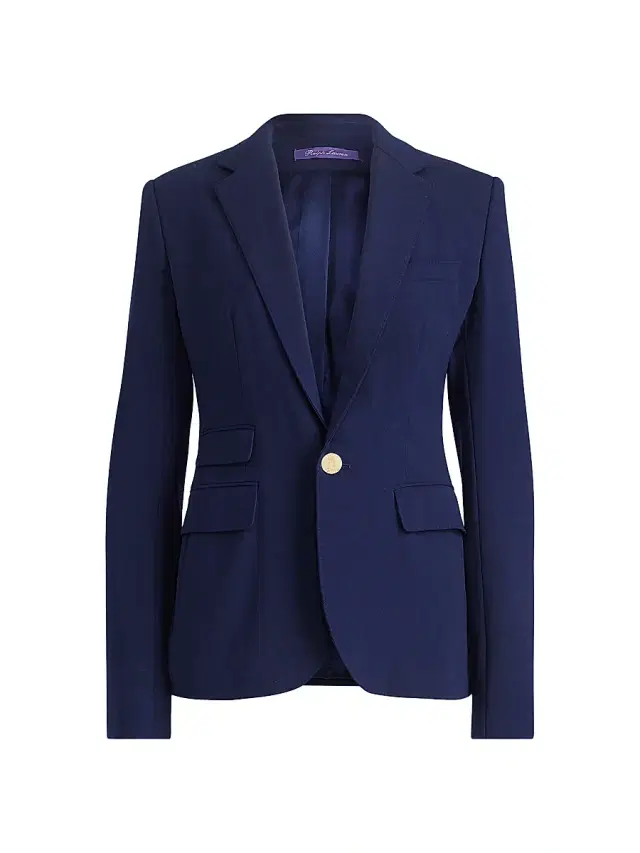 Women's Parker Stretch-Wool Jacket - Navy