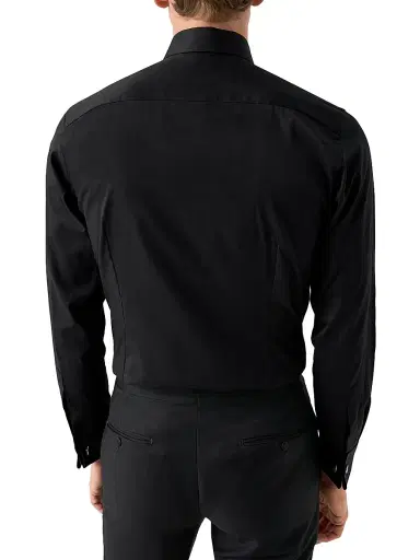 Eton Men's Slim-Fit Plissé Bib Tuxedo Shirt - Black - Size 17.5 | Thumbnail 3 Eton Men's Slim-Fit Plissé Bib Tuxedo Shirt - Black - Size 17.5 | Thumbnail 3