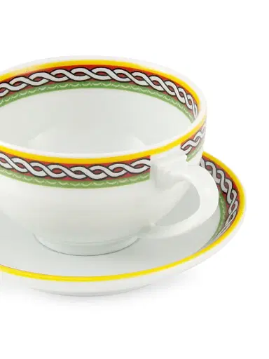 Dolce & Gabbana Carretto Porcelain Cup & Saucer Set | Thumbnail 3 Dolce & Gabbana Carretto Porcelain Cup & Saucer Set | Thumbnail 3