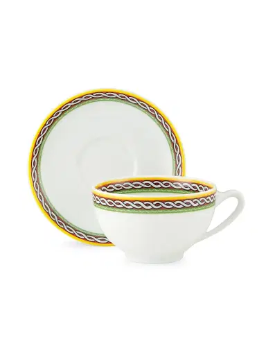 Dolce & Gabbana Carretto Porcelain Cup & Saucer Set | Thumbnail 1 Dolce & Gabbana Carretto Porcelain Cup & Saucer Set | Thumbnail 1