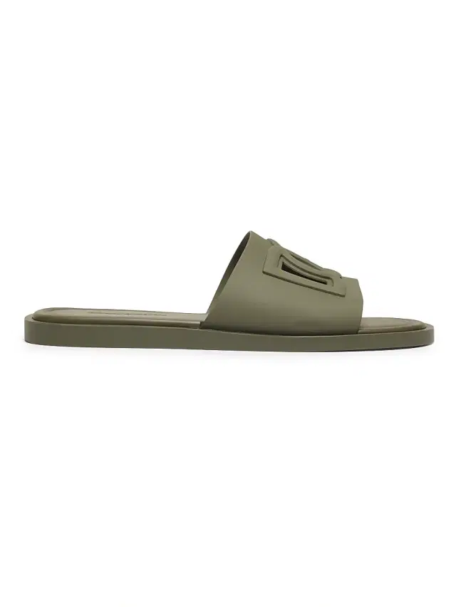 Men's Gomma Logo Slides - Military Green  Sandals