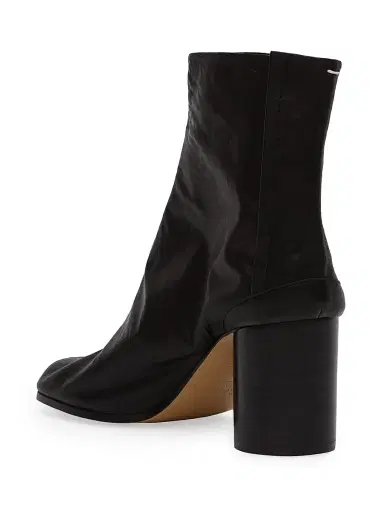 Maison Margiela Women's Tabi 75MM Leather Ankle Boots - Black | Thumbnail 2 Maison Margiela Women's Tabi 75MM Leather Ankle Boots - Black | Thumbnail 2