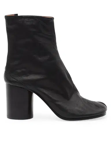 Maison Margiela Women's Tabi 75MM Leather Ankle Boots - Black | Thumbnail 1 Maison Margiela Women's Tabi 75MM Leather Ankle Boots - Black | Thumbnail 1