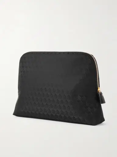 Anya Hindmarch Lotions And Potions Leather-trimmed Jacquard Cosmetics Case | Thumbnail 2 Anya Hindmarch Lotions And Potions Leather-trimmed Jacquard Cosmetics Case | Thumbnail 2