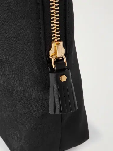 Anya Hindmarch Lotions And Potions Leather-trimmed Jacquard Cosmetics Case | Thumbnail 3 Anya Hindmarch Lotions And Potions Leather-trimmed Jacquard Cosmetics Case | Thumbnail 3