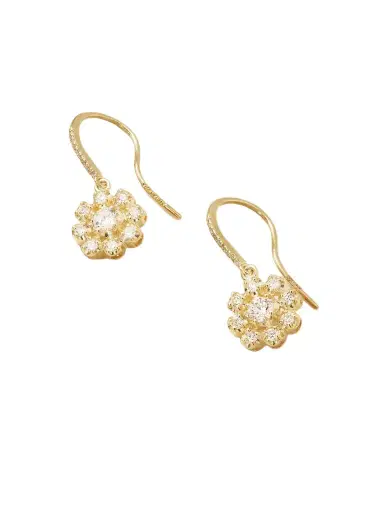 Jennifer Meyer Illusion Small 18-karat Gold Diamond Earrings | Thumbnail 1 Jennifer Meyer Illusion Small 18-karat Gold Diamond Earrings | Thumbnail 1