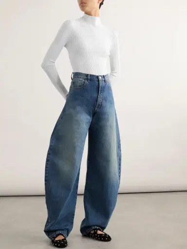 Alaïa Ribbed-knit Turtleneck Bodysuit | Thumbnail 2