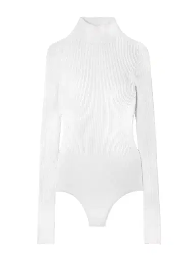 Alaïa Ribbed-knit Turtleneck Bodysuit | Thumbnail 1