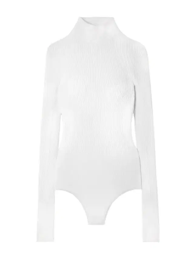 Ribbed-knit Turtleneck Bodysuit