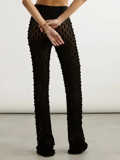 Alaïa Open-knit Straight-leg Pants | Thumbnail 4 Alaïa Open-knit Straight-leg Pants | Thumbnail 4