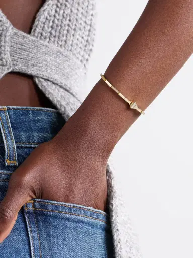 Lucy Delius The Lucky One 14-karat Recycled Gold Diamond Bracelet | Thumbnail 2 Lucy Delius The Lucky One 14-karat Recycled Gold Diamond Bracelet | Thumbnail 2