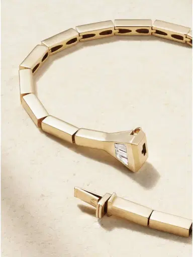 Lucy Delius The Lucky One 14-karat Recycled Gold Diamond Bracelet | Thumbnail 3 Lucy Delius The Lucky One 14-karat Recycled Gold Diamond Bracelet | Thumbnail 3