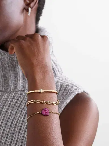 Lucy Delius The Lucky One 14-karat Recycled Gold Diamond Bracelet | Thumbnail 4 Lucy Delius The Lucky One 14-karat Recycled Gold Diamond Bracelet | Thumbnail 4