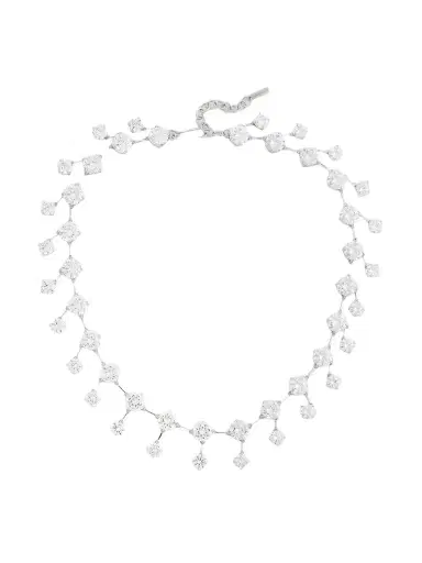Completedworks Recycled Rhodium-plated Silver Cubic Zirconia Necklace | Thumbnail 1 Completedworks Recycled Rhodium-plated Silver Cubic Zirconia Necklace | Thumbnail 1