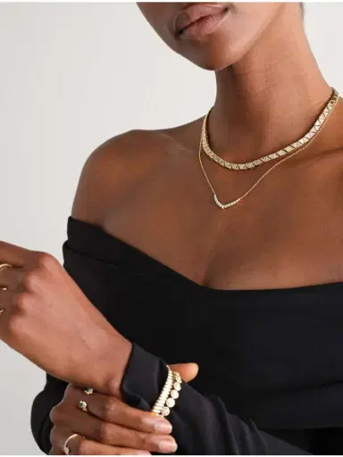 Anita Ko 18-karat Gold Diamond Necklace | Thumbnail 5