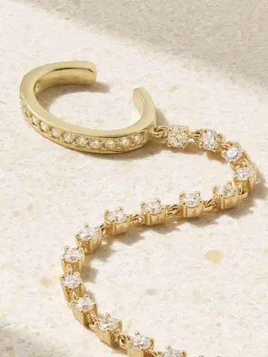 Anita Ko 18-karat Gold Diamond Ear Cuff | Thumbnail 3 Anita Ko 18-karat Gold Diamond Ear Cuff | Thumbnail 3
