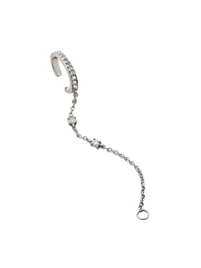 18-karat White Gold Diamond Ear Cuff