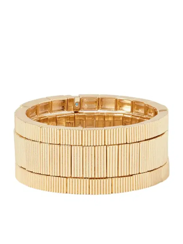 Roxanne Assoulin The Florentine Set Of Three Gold-tone Bracelets