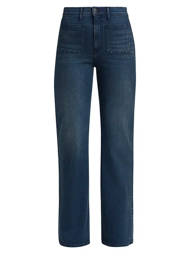 Veronica Beard Women's Crosbie High-Rise Wide-Leg Jeans - Northern Lights