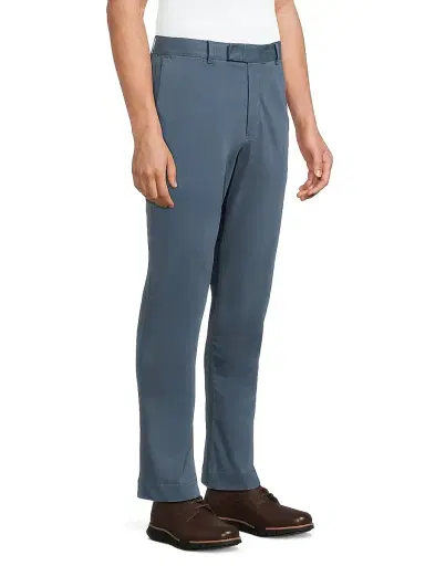 Polo Ralph Lauren Men's Jarrett Stretch-Slim-Fit Sateen Pants - Blue Corsair | Thumbnail 4 Polo Ralph Lauren Men's Jarrett Stretch-Slim-Fit Sateen Pants - Blue Corsair | Thumbnail 4