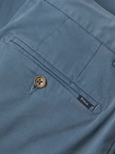 Polo Ralph Lauren Men's Jarrett Stretch-Slim-Fit Sateen Pants - Blue Corsair | Thumbnail 6 Polo Ralph Lauren Men's Jarrett Stretch-Slim-Fit Sateen Pants - Blue Corsair | Thumbnail 6