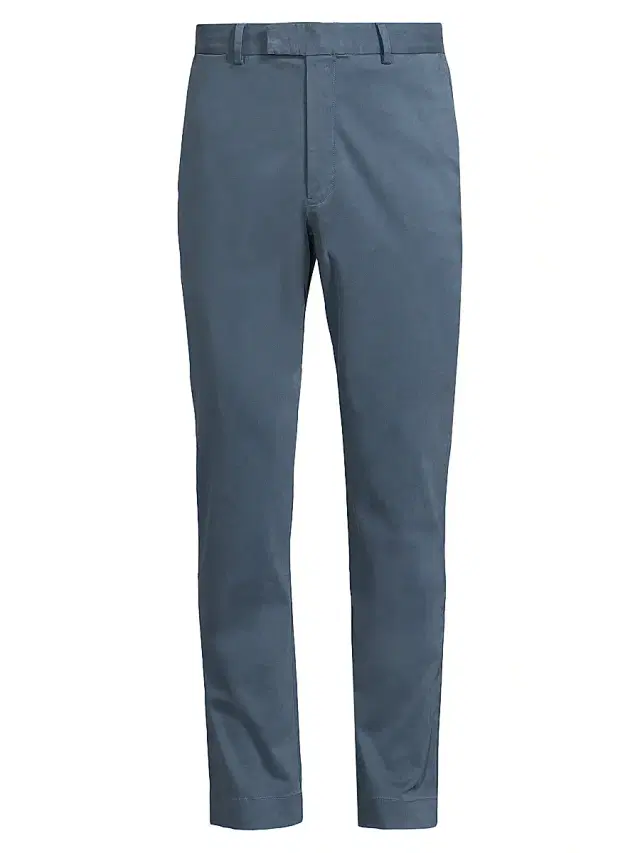 Polo Ralph Lauren Men's Jarrett Stretch-Slim-Fit Sateen Pants - Blue Corsair