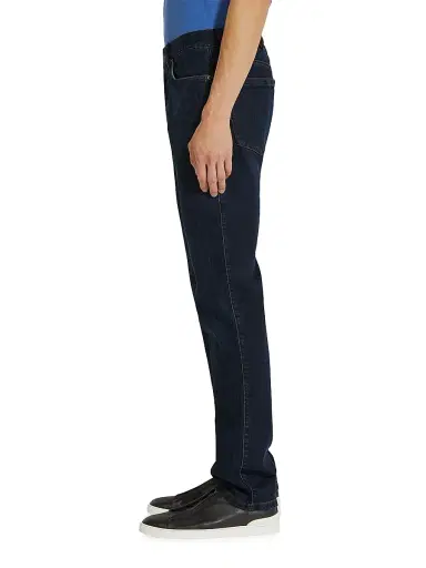 Zegna Men's Stretch Cotton Roccia Jeans - Dark Blue - Size 40 | Thumbnail 3 Zegna Men's Stretch Cotton Roccia Jeans - Dark Blue - Size 40 | Thumbnail 3